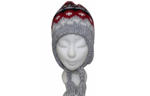 Peru Muts X-Clusive grijs/rood Peru Muts X-Clusive grijs/rood