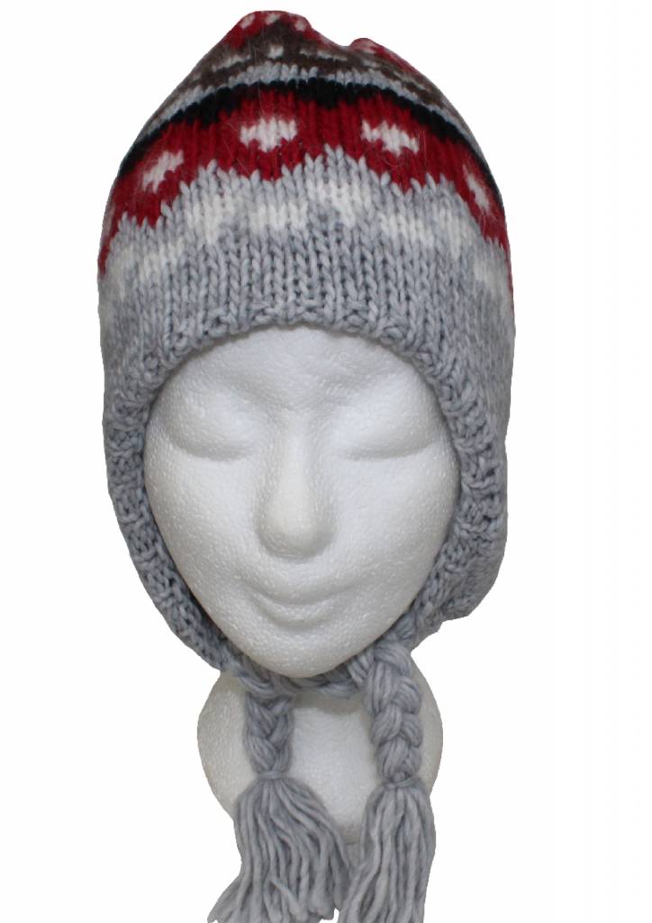 Peru Muts X-Clusive grijs/rood Peru Muts X-Clusive grijs/rood