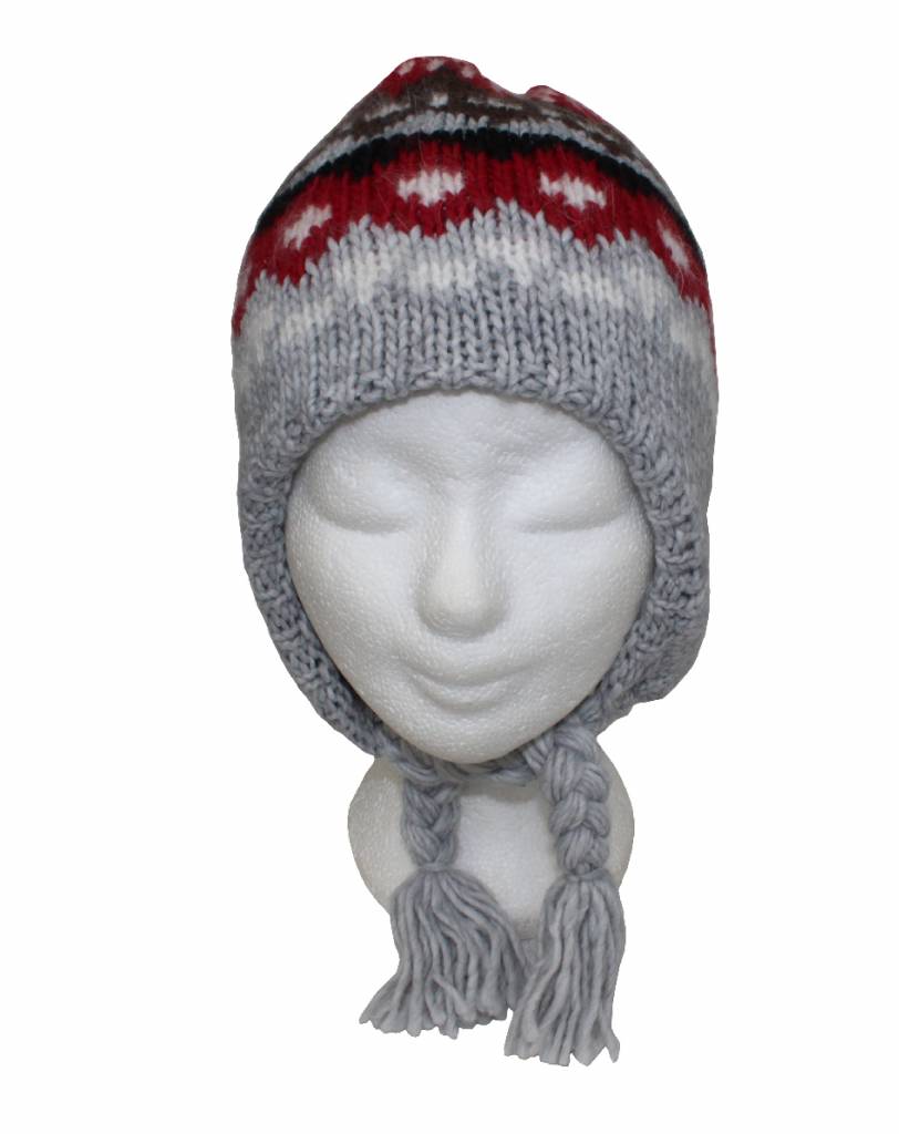 Peru Muts X-Clusive grijs/rood Peru Muts X-Clusive grijs/rood