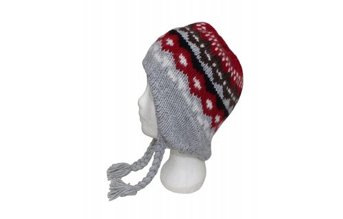 Peru Muts X-Clusive grijs/rood Peru Muts X-Clusive grijs/rood