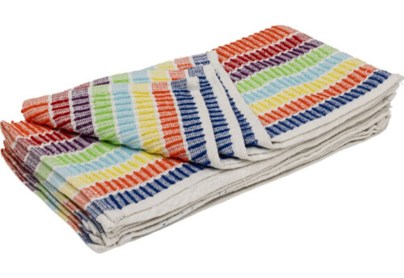 Vaatdoek Katoen   Multicolor - 35 x 35cm - 10 Stuks