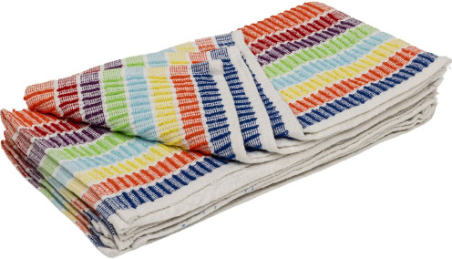 Vaatdoek Katoen   Multicolor - 35 x 35cm - 10 Stuks