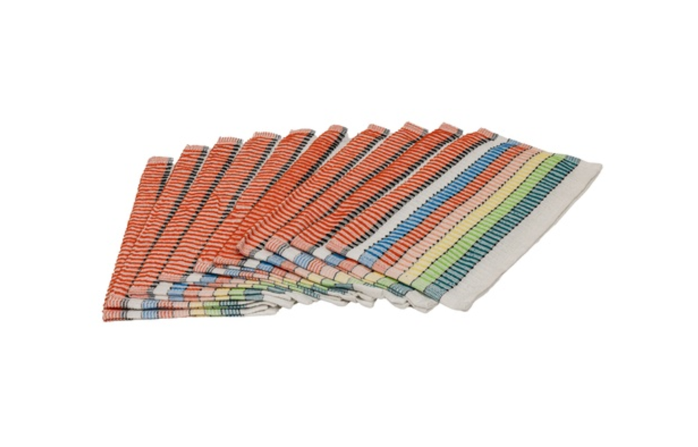 Vaatdoek Katoen Rainbow - 35 x 35cm - 10 Stuks Vaatdoek Katoen Rainbow - 35 x 35cm - 10 Stuks