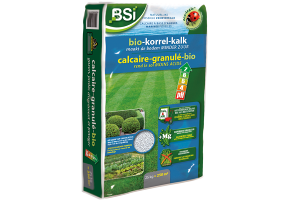 Top gazon bio-korrel-kalk + Mgo = 250 m² (25kg)