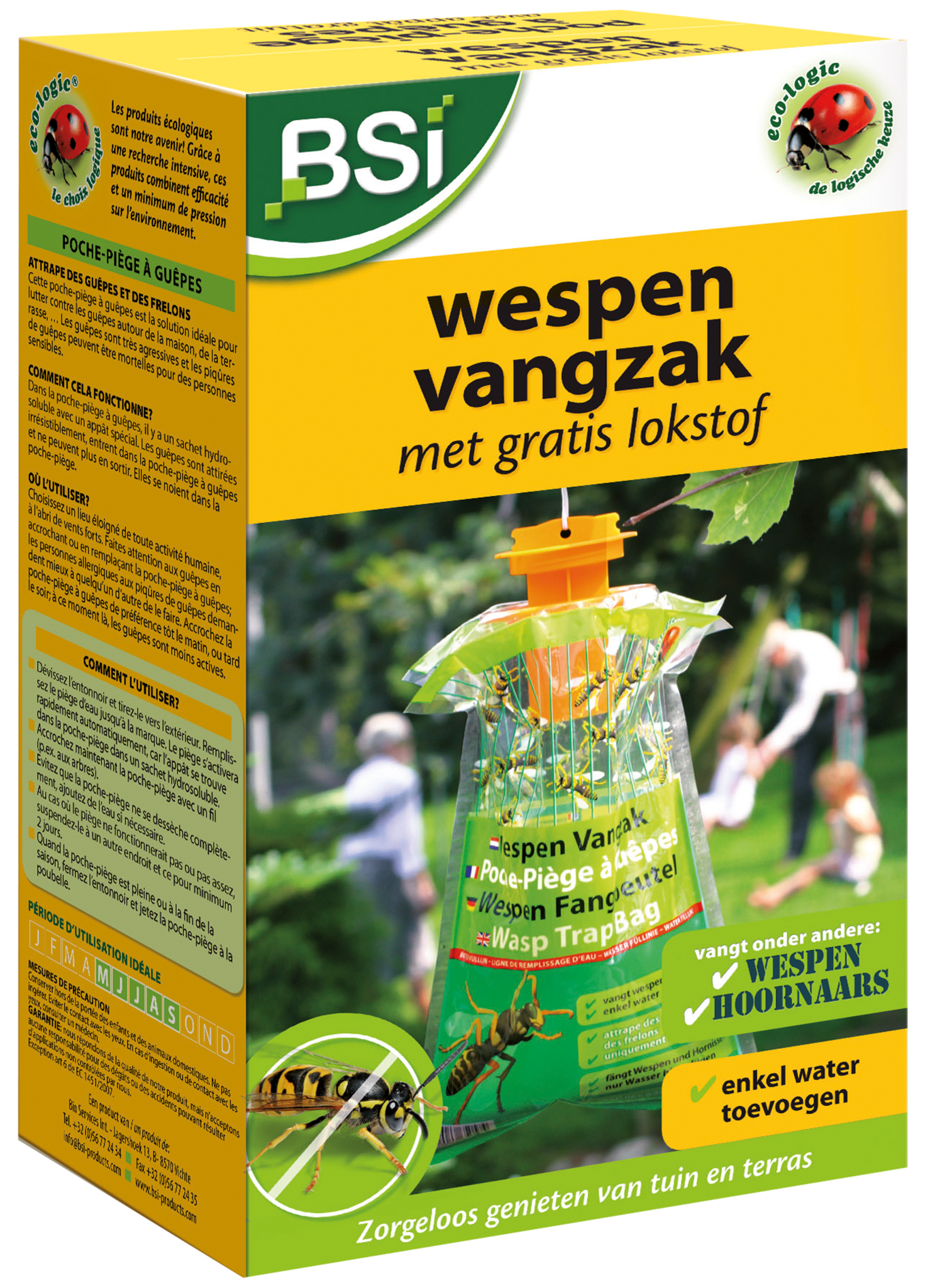 Wespenvangzak  met lokstof