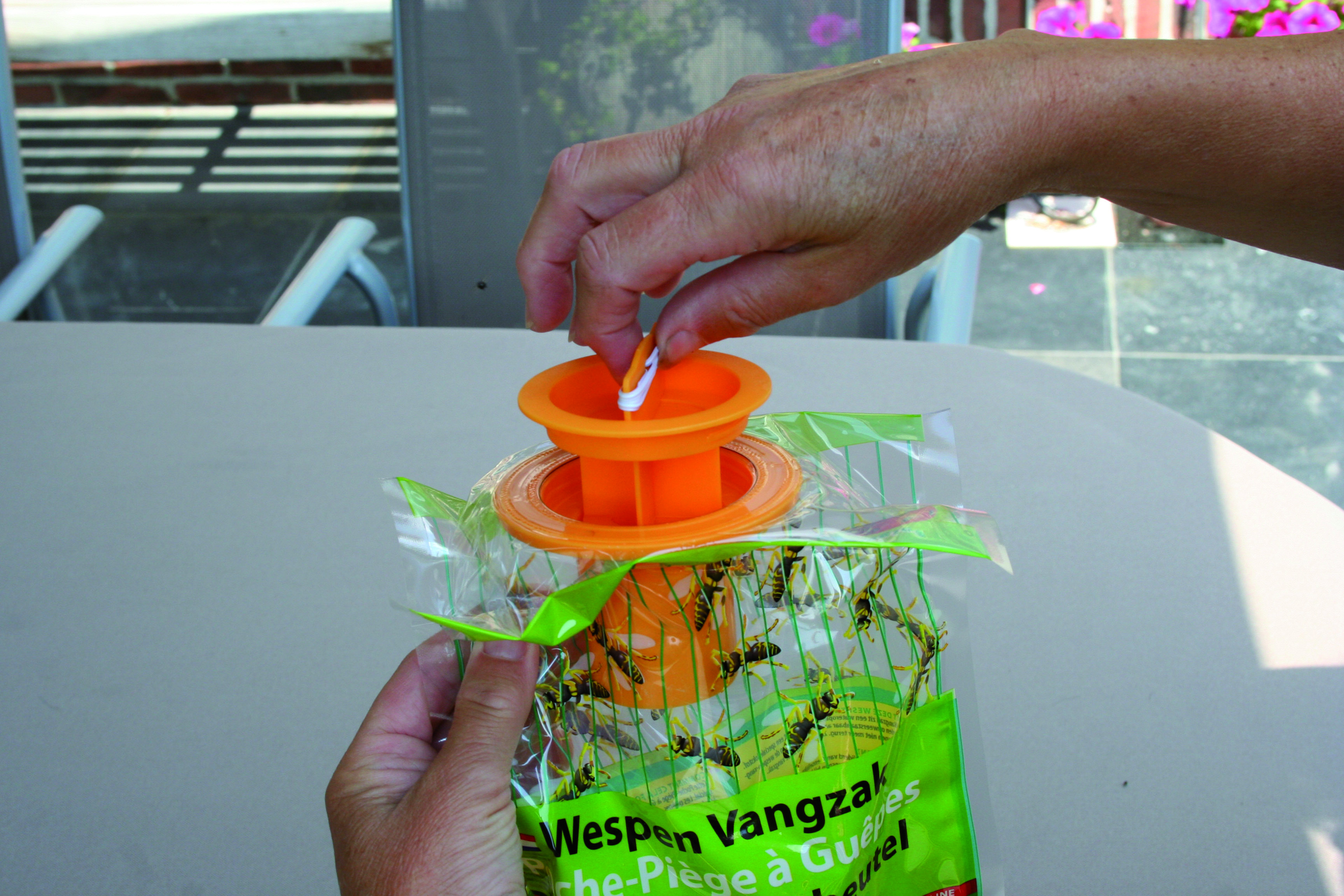 Wespenvangzak  met lokstof