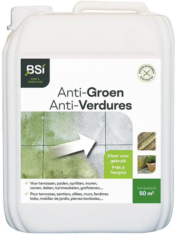 Anti-Groene  aanslag  "Klaar voor gebruik"   5 Liter