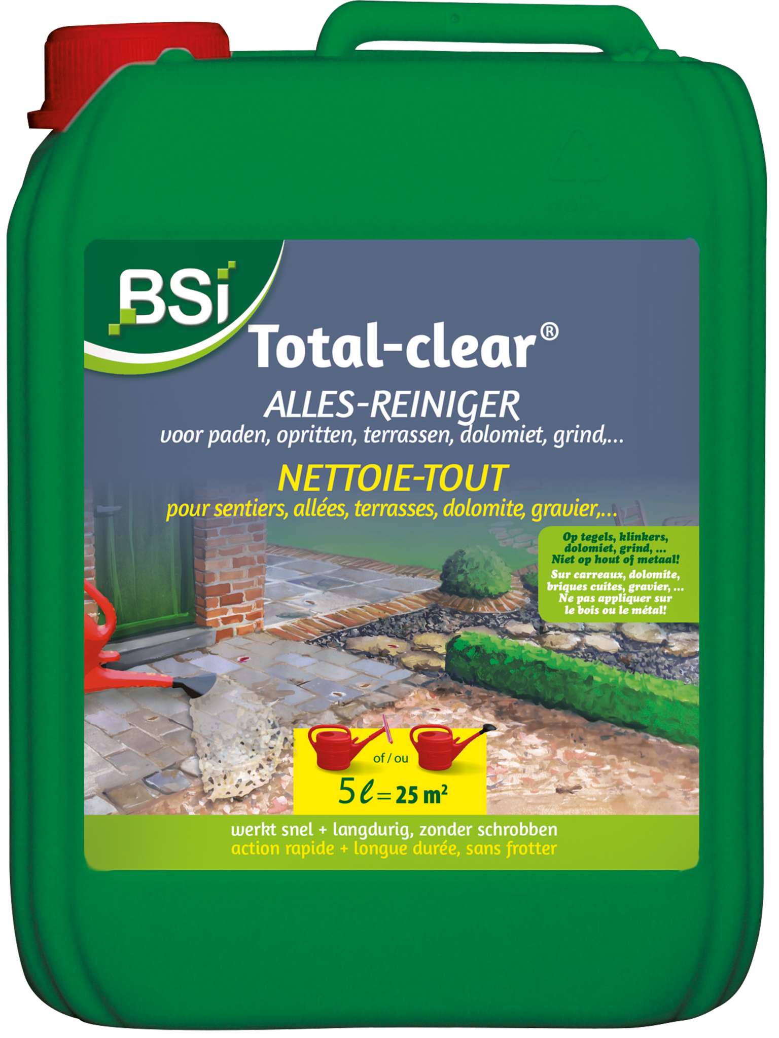 Total-Clear Zwarte Aanslag  reiniger  5 Liter