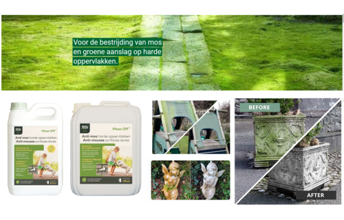 Moss Off   "Groene aanslagreiniger"   5 Liter