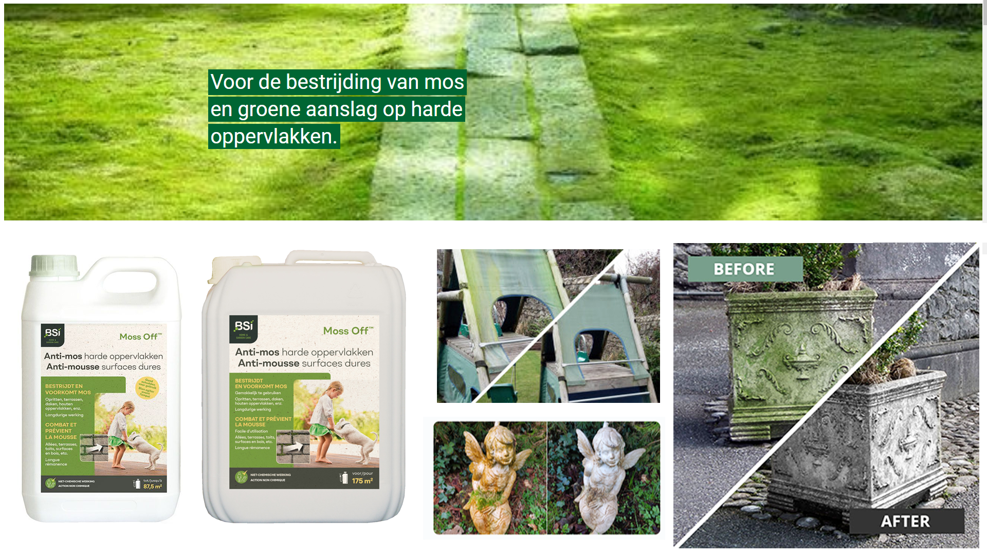 Moss Off   "Groene aanslagreiniger"   5 Liter