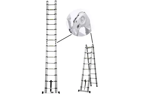 Telescoopladder Dubbel 5,60 Meter