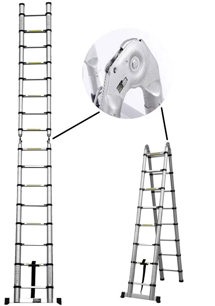 Telescoopladder Dubbel 5,60 Meter Telescoopladder Dubbel 5,60 Meter