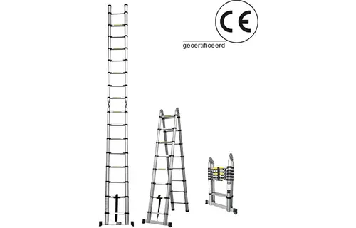 Telescoopladder Dubbel 5,60 Meter