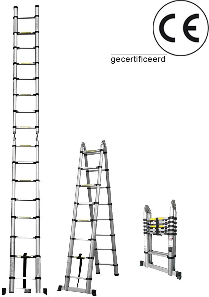 Telescoopladder Dubbel 5,60 Meter Telescoopladder Dubbel 5,60 Meter