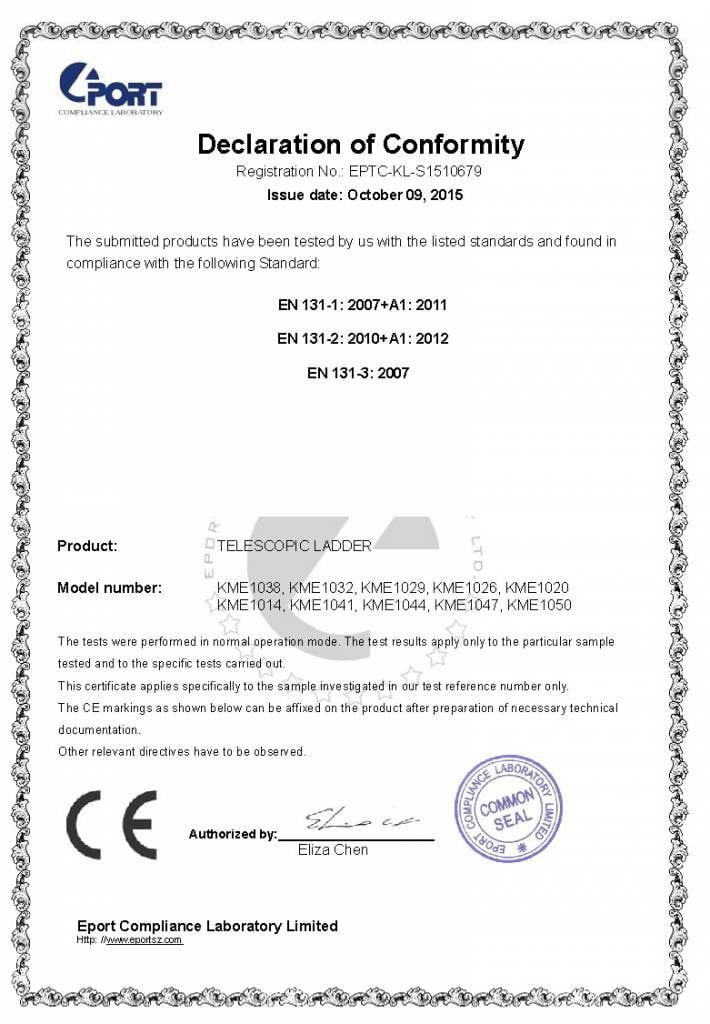 Telescoopladder Dubbel 5,60 Meter Telescoopladder Dubbel 5,60 Meter