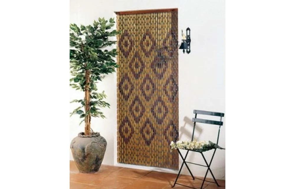 Luxe Houten Kralengordijn "PROVENCE" 90 x 200 cm Luxe Houten Kralengordijn "PROVENCE" 90 x 200 cm