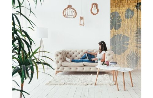 Bamboe vliegengordijn "PALME" 90 x 200 cm