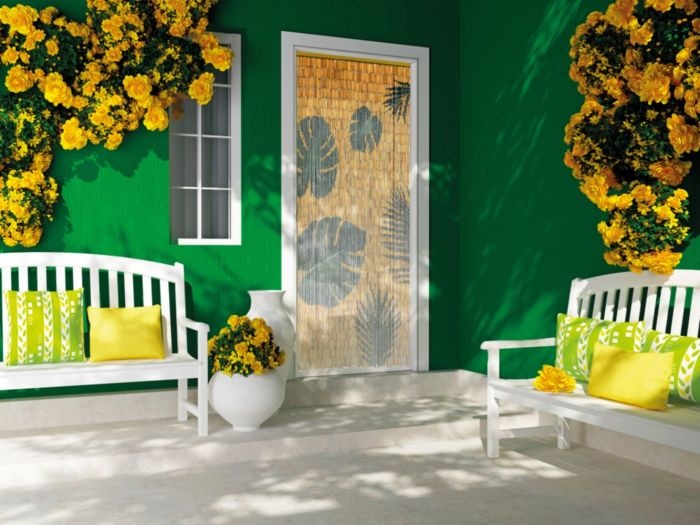 Bamboe vliegengordijn "PALME" 90 x 200 cm