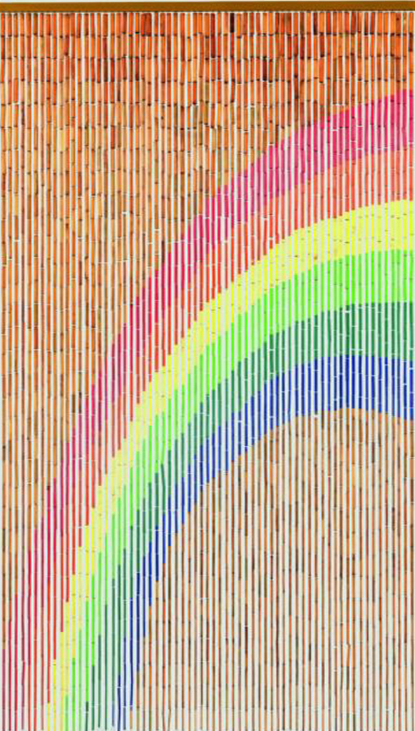 Bamboe Vliegengordijn "RAINBOW" 90x200 cm Bamboe Vliegengordijn "RAINBOW" 90x200 cm