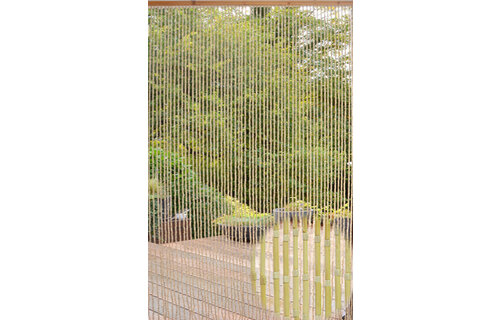 Vliegengordijn Bamboe 90 x 195 cm. "TROPIC"