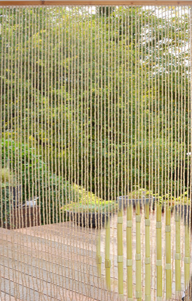 Vliegengordijn Bamboe 90 x 195 cm. "TROPIC"