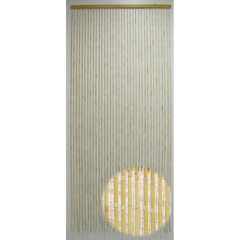 Vliegengordijn Bamboe 90 x 195 cm. "TROPIC" Vliegengordijn Bamboe 90 x 195 cm. "TROPIC"