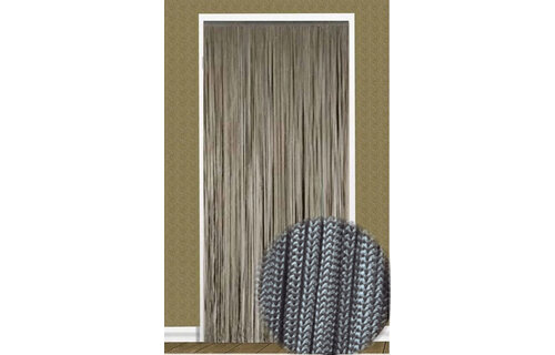 Vliegengordijn Lasso Grijs 90x200 cm.