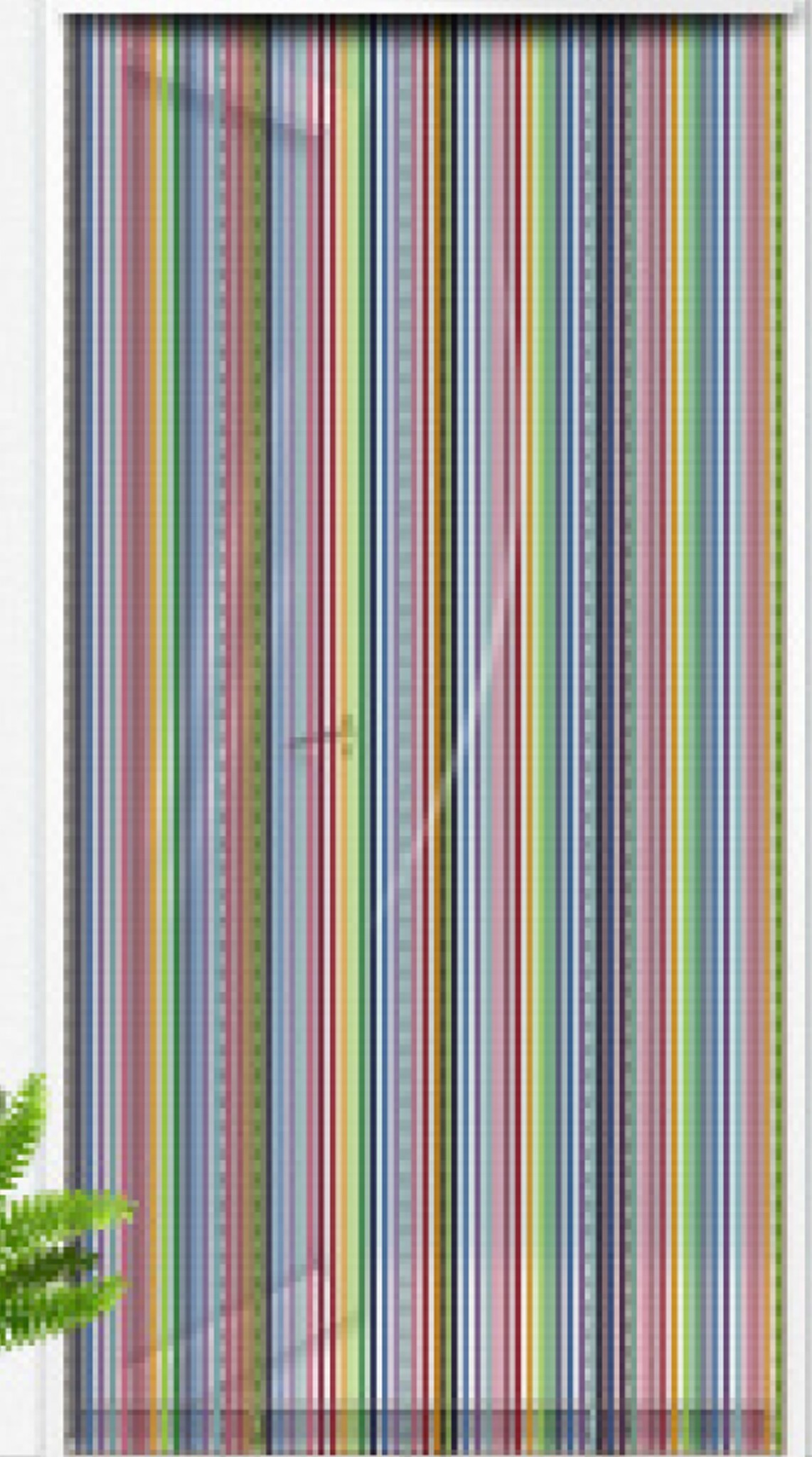 Horgordijn 90x220 cm. Multi Color