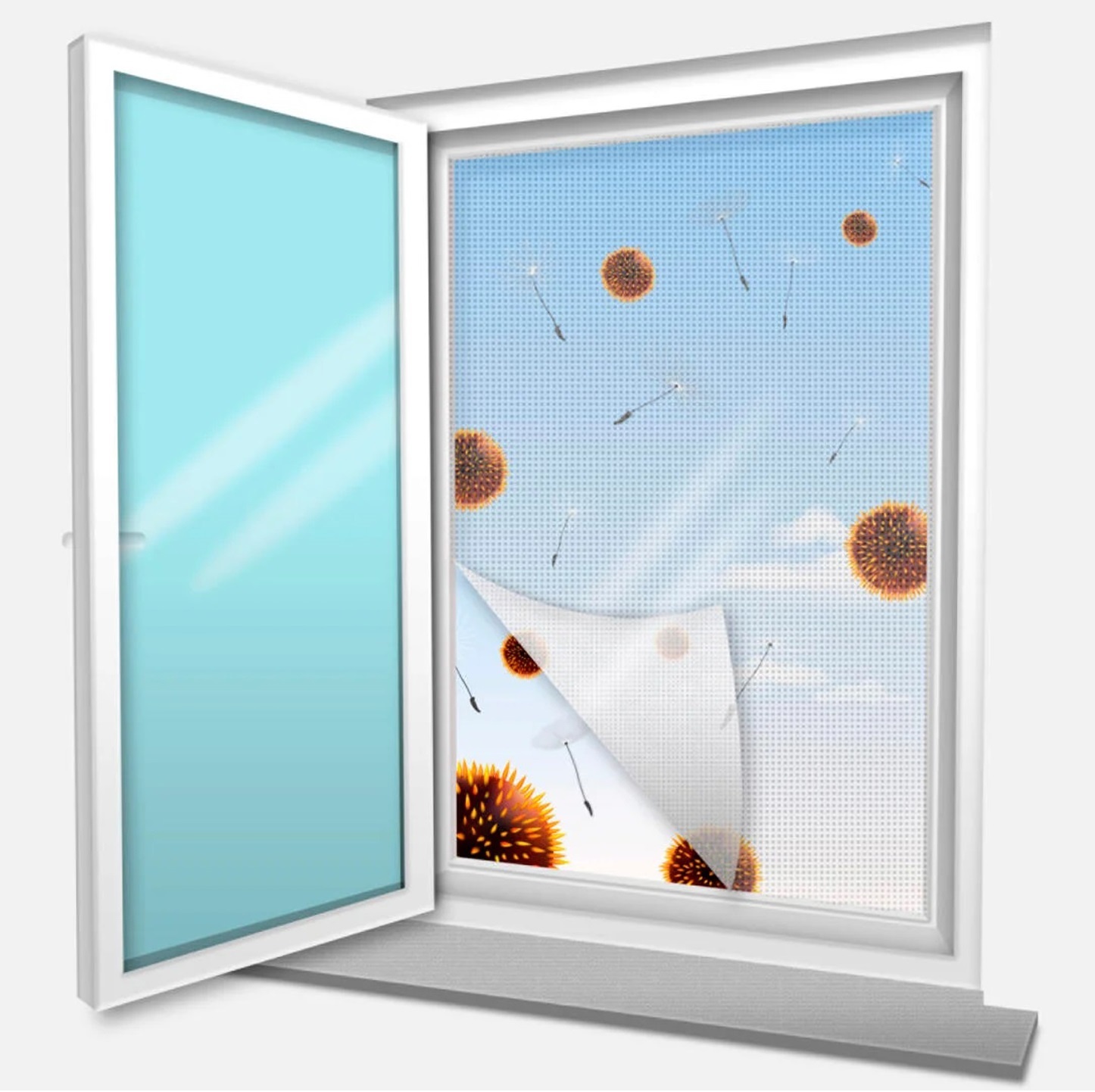 Vliegengaas Anti - Pollen 150x180cm Wit