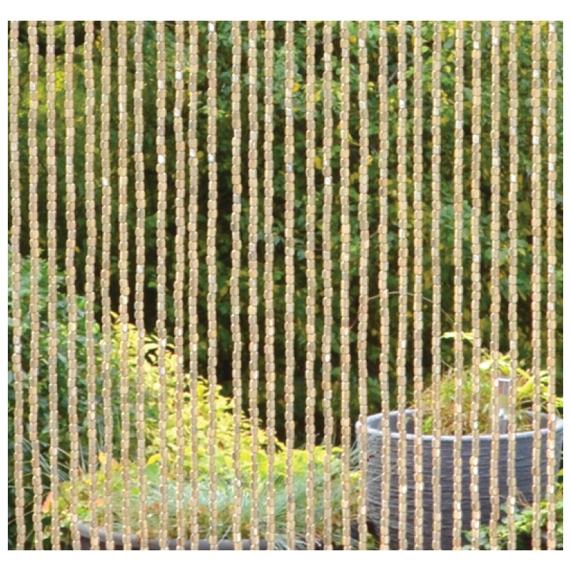 Deurgordijn Houtparels "Svelty" 90x220 cm. Deurgordijn Houtparels "Svelty" 90x220 cm.