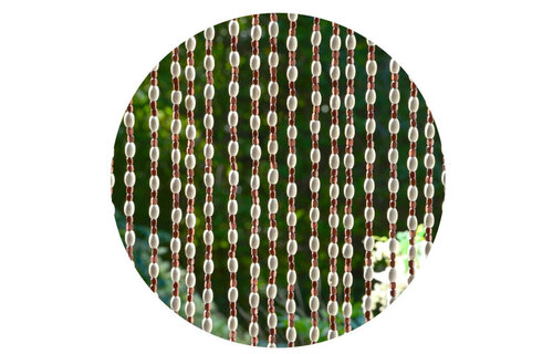 Deurgordijn Houtparels "Prestige" 90x200 cm.