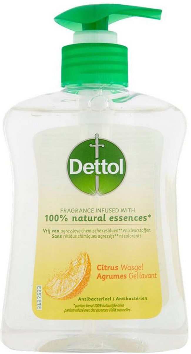 Dettol Citrus Hand- pompzeep Anti-Bacterial  250ml