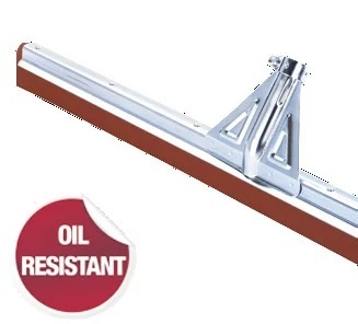 Vloertrekker 35 cm - Oliebestendig rood