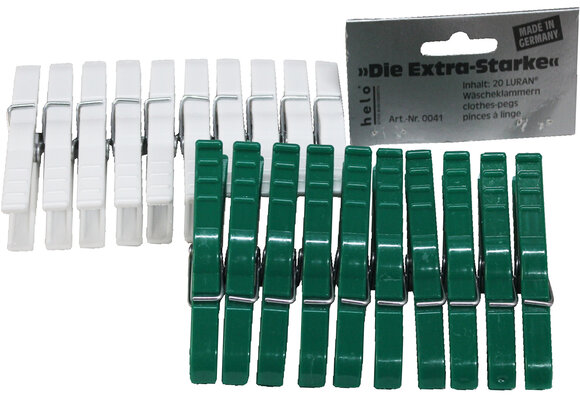 Wasspelden / Wasknijpers PVC Extra Sterk- 20 stuks