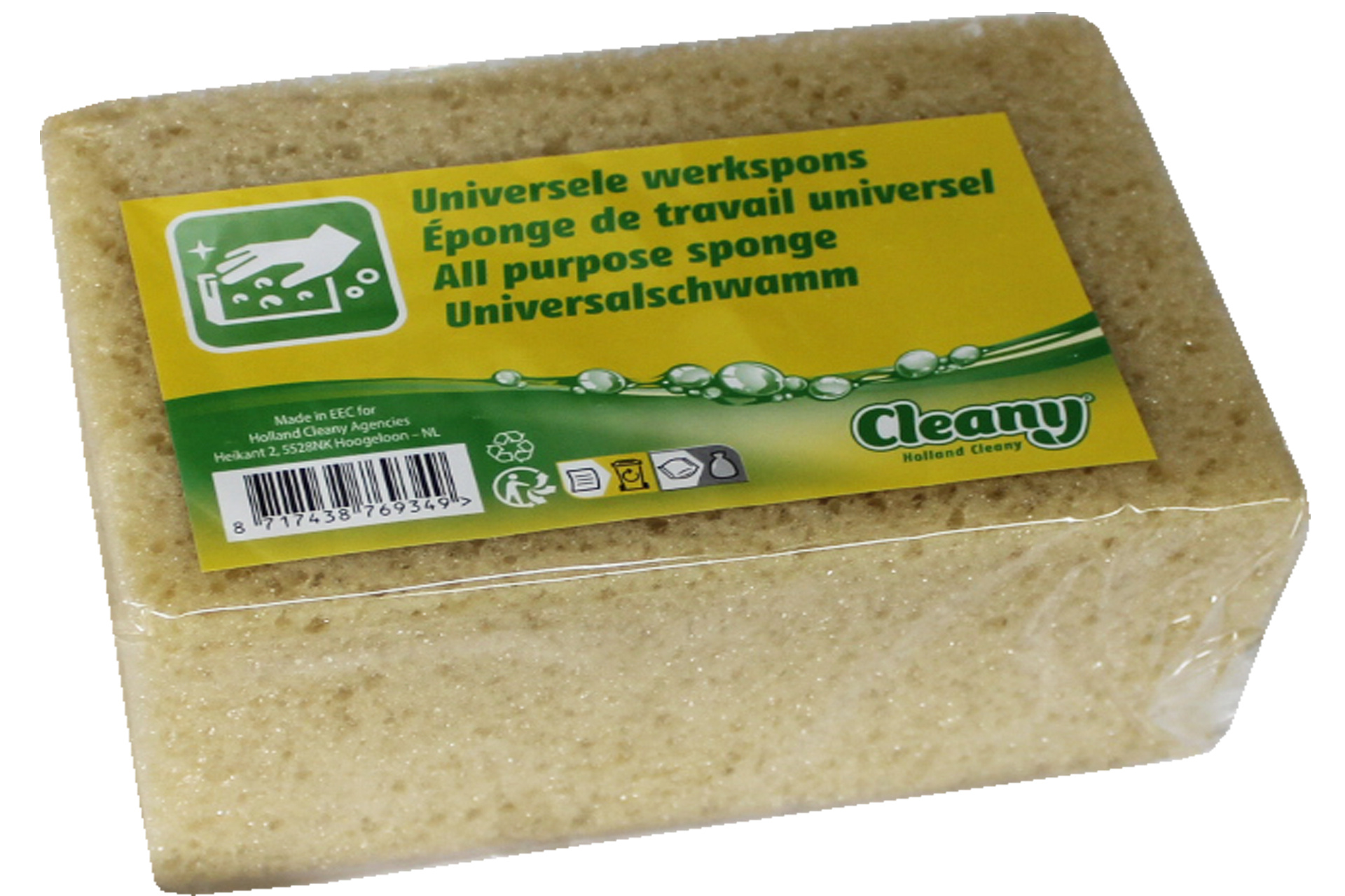 Universele Werkspons   15 x 10 x 7 cm.