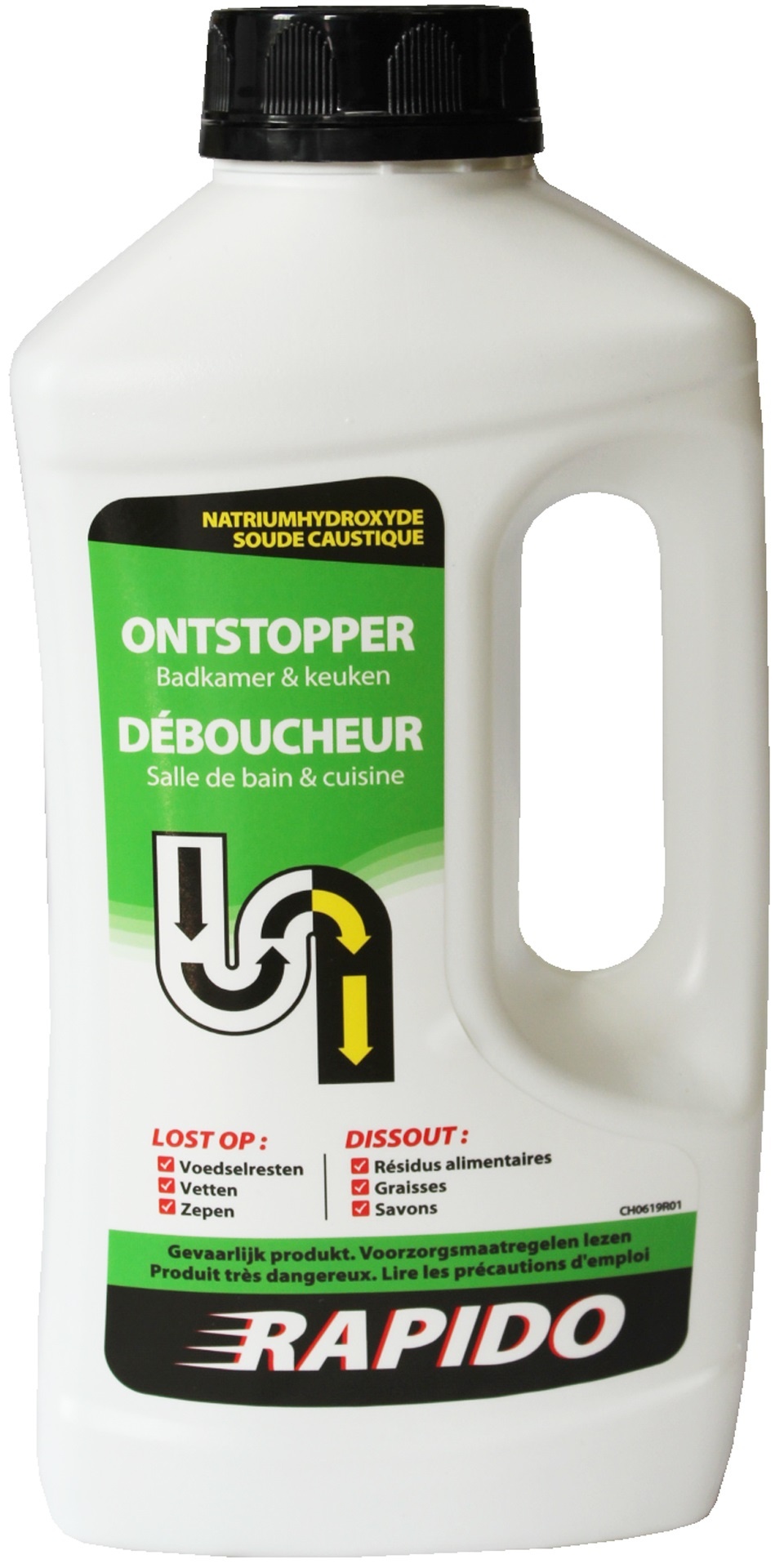 Rapido  "Industriële  ontstopper"   1 Liter