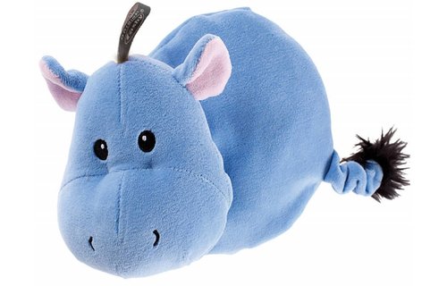 Warmteknuffel Nijlpaard met Koolzaadvulling