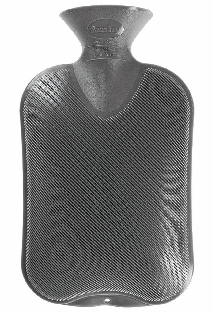 Warmwaterkruik geribd antraciet 2 Liter Warmwaterkruik geribd antraciet 2 Liter