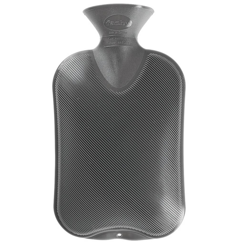 Warmwaterkruik geribd antraciet 2 Liter Warmwaterkruik geribd antraciet 2 Liter