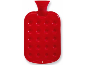 Warmwaterkruik design kersenrood