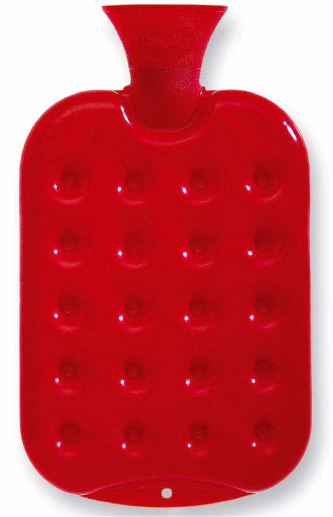 Warmwaterkruik design kersenrood 1,2 Liter