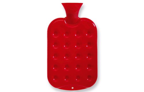Warmwaterkruik design kersenrood 1,2 Liter