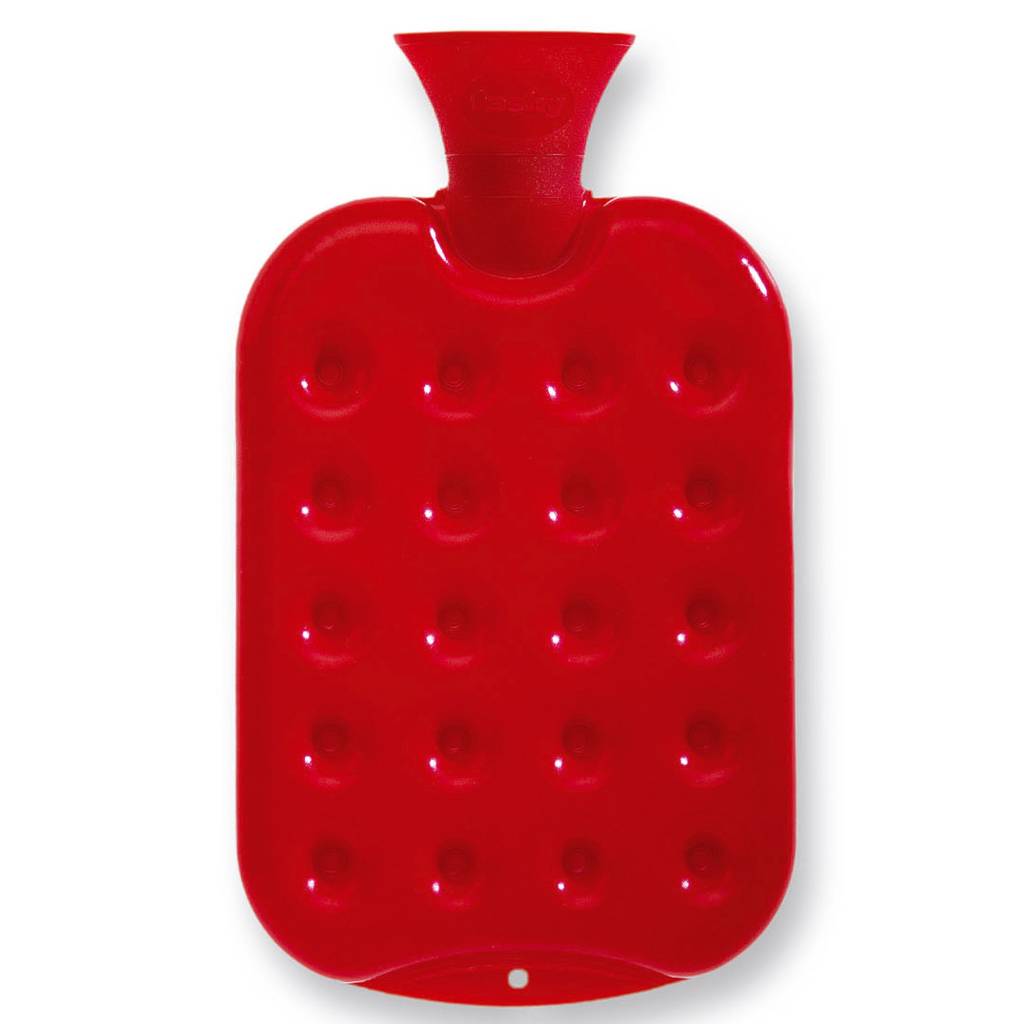 Warmwaterkruik design kersenrood 1,2 Liter