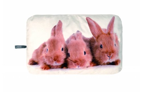 Warmtekussen konijn met kruik 0,8 liter