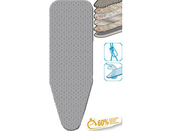 Strijkplankhoes 5 lagen maat C   "GRIJSLIJN"