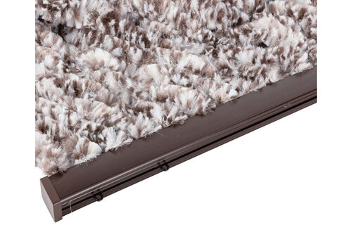 Vliegengordijn kattenstaart 100x220 cm Wit/Bruin Mix