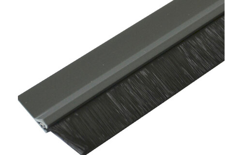 Zelfklevende deurstrip met borstel 1 m.  / 4,8 cm  grijs Zelfklevende deurstrip met borstel 1 m.  / 4,8 cm  grijs