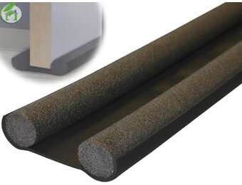 Cool Stop dubbele deur tochtstrip 95cm  x 10cm  - zwart