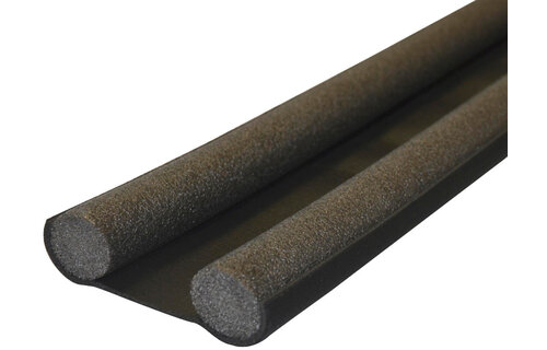 Cool Stop dubbele deur tochtstrip 95cm  x 10cm  - zwart