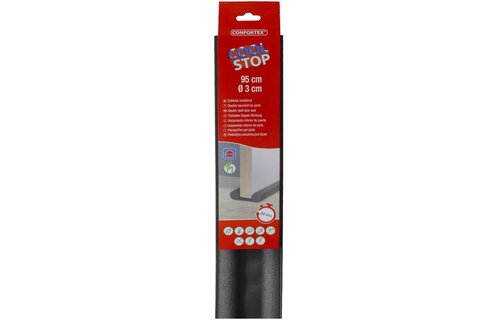 Cool Stop dubbele deur tochtstrip 95cm  x 10cm  - zwart